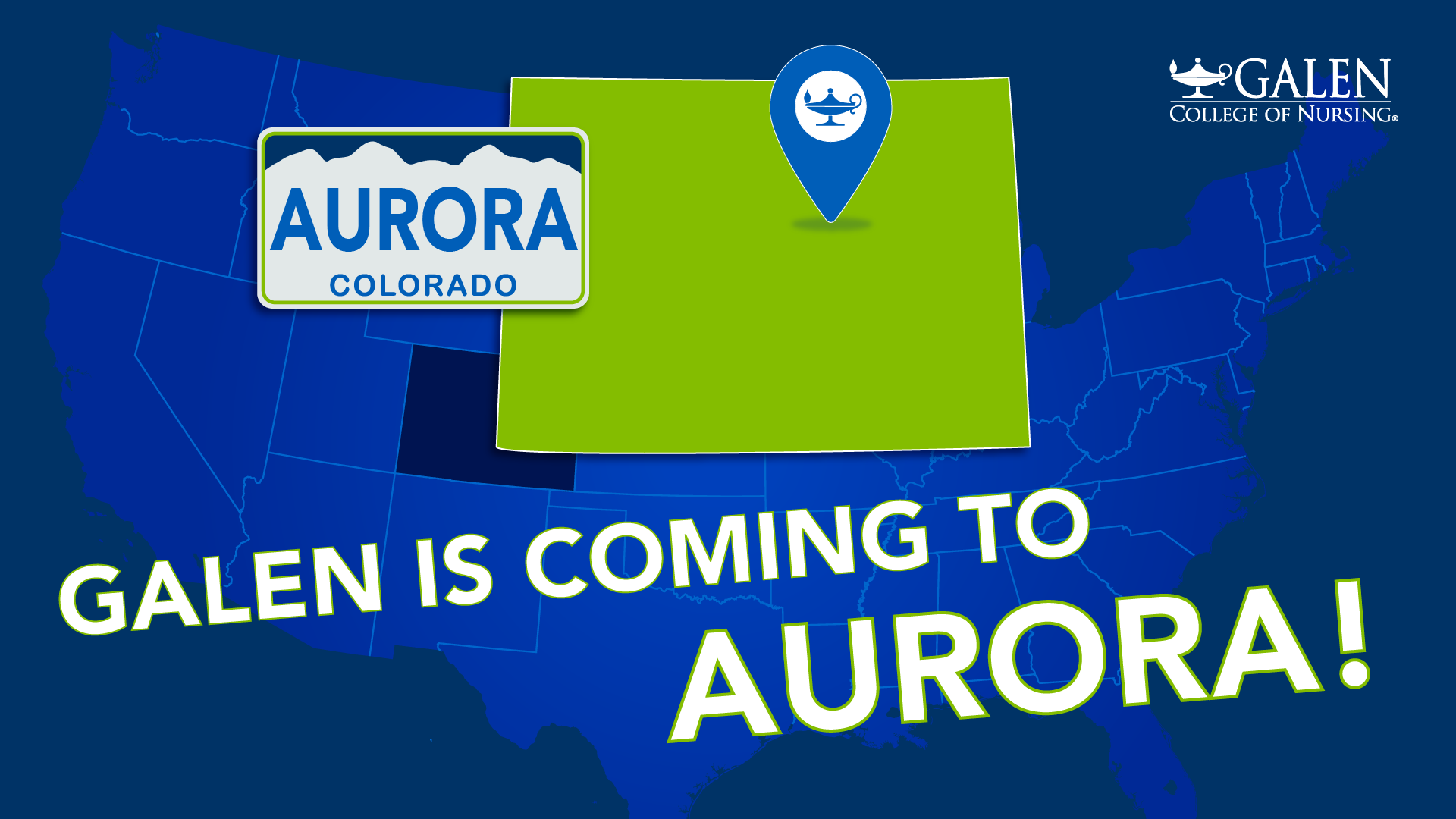 Galen is coming to Aurora graphic